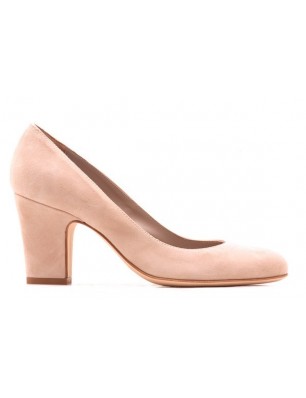 Donna più escarpin  en daim beige