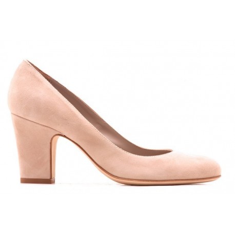 Donna più escarpin  en daim beige