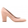 Donna più escarpin  en daim beige