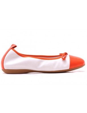 Ballerines en cuir bicolores Mally