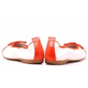 Ballerines en cuir bicolores Mally