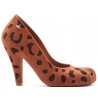 Melissa animal Tao flocké beige et noir