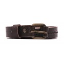 Ceinture en cuir marron Acquaverde