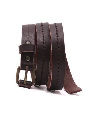 Ceinture en cuir marron Acquaverde