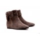 Bottines What For en daim gris