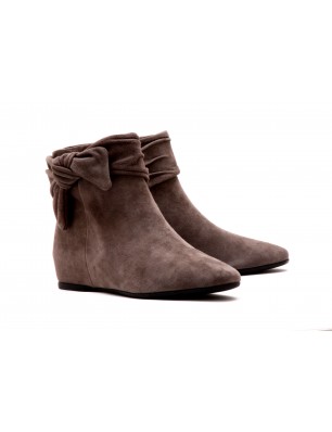 Bottines What For en daim gris