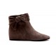 Bottines What For en daim gris