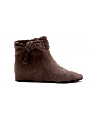 Bottines What For en daim gris