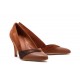 Escarpins pointus Schmoove en cuir et daim camel
