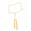 Collier foulard doré or fin