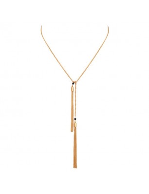 Collier foulard doré or fin
