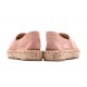 Espadrilles Pieces en suede rose
