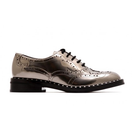 Derbies en cuir vernis m tallis Ash