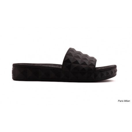 Mules de plage noire Ash