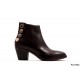 Bottines Giorgia en cuir marron Elena Iachi