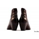 Bottines Giorgia en cuir marron Elena Iachi