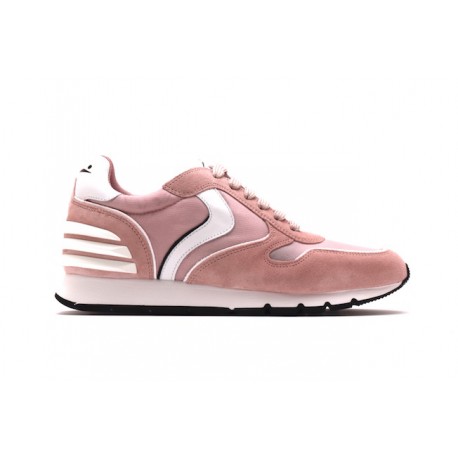 Voile Banche sneakers en daim et textile rose