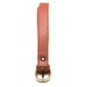 Ceinture en cuir irisé rose Mila Louise