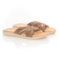 Lovelies mules en daim marron