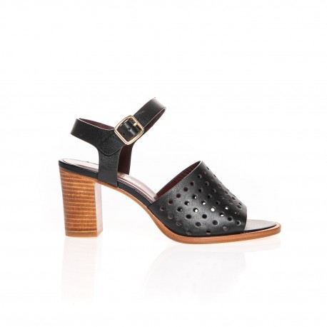 Avril Gau sandales Coupin en cuir noir Avril Gau sandales Coupin en cuir noir