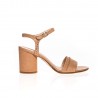 Fru.it sandales en cuir camel