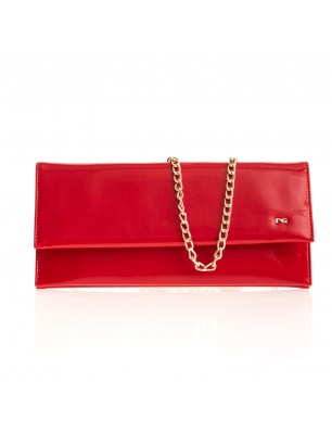 Pochette rouge brillant Nero Giardini