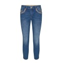 Mos Mos jeans bleu avec poches décorées