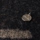 Mos Mosh écharpe en laine noire avec monogrammes gris
