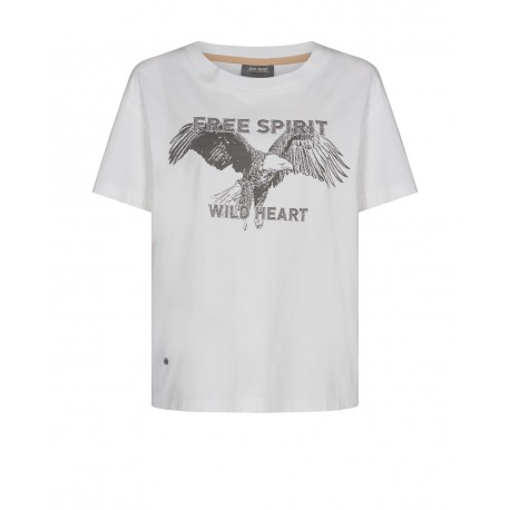 Mos Mosh tee-shirt blanc imprimé