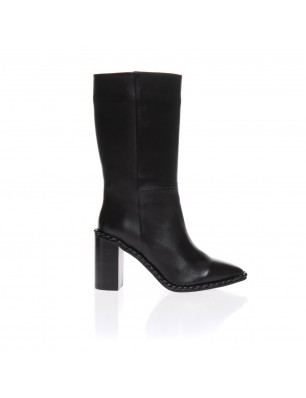 Lola Cruz bottes mi-hautes noires