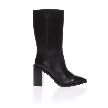 Lola Cruz bottes mi-hautes noires