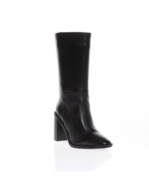 Lola Cruz bottes mi-hautes noires