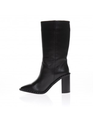 Lola Cruz bottes mi-hautes noires