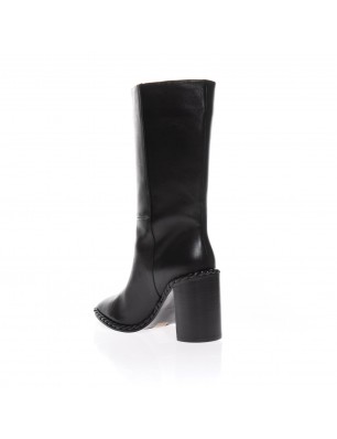 Lola Cruz bottes mi-hautes noires