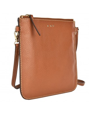 Loxwood - Sac pochette en cuir grainé camel