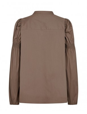 Mos Mosh Blouse taupe évasée