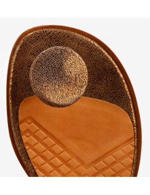 Chie Mihara sandales style spartiate en cuir mordoré