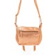 Mila Louise Petit sac besace en cuir irisé orange