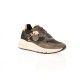 Nero Giardini sneakers en cuir et cuir velours beige et kaki