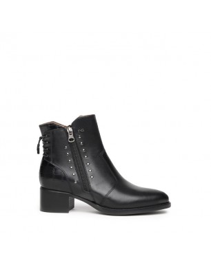 Nero Giardini bottines zippées en cuir noir