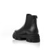 Steve Madden boots chelsea en cuir noir a semelles crantées