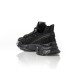 Steve Madden baskets noires en textile orné de strass