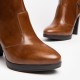 Nero Giardini bottes à talons en cuir camel