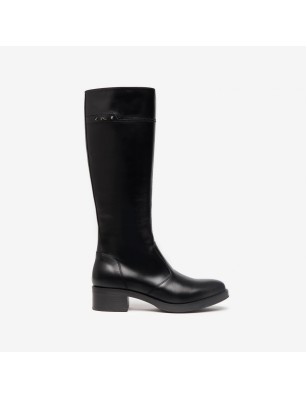 Nero Giardini bottes cavalière en cuir noir