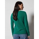 Not Shy pull en cachemire vert col V