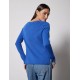 Not Shy pull en cachemire bleu majorell col V