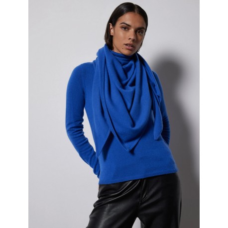 Not Shy echarpe triangle en cachemire bleu vif Not Shy echarpe triangle en cachemire bleu vif