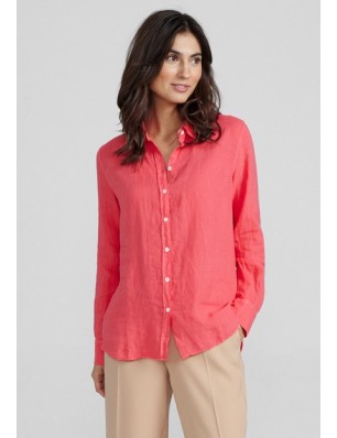 Mos Mosh chemise en lin corail