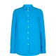 Mos Mosh chemise en lin bleu