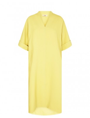 Mos Mosh robe chic midi jaune vif